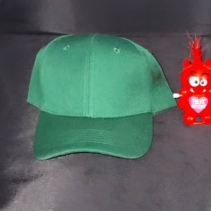 Green cotton hat